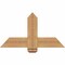 Ekena Millwork Eugene Smooth Timber Gable Bracket, Western Red Cedar, 36"W x 19"H x 3 1/2"D x 5 1/2"F, 13/12 Pitch GBW036X19X0406EUG00SWR - alternate 1